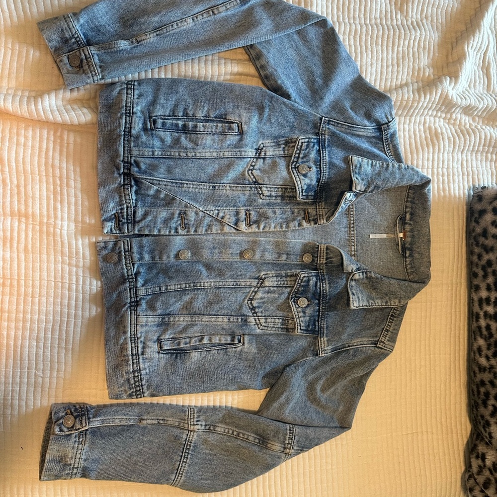 Free People Blue Jean Jacket
